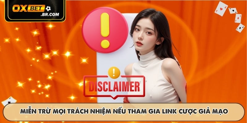 Miễn Trừ Trách Nhiệm OXBET Thông Tin Cảnh Báo Rủi Ro Cược - sopefa.games